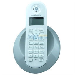 MotoC601C 数字无绳电话机屏幕背光中文按键家用办公电话机单机 灰色 电话机产品图片2